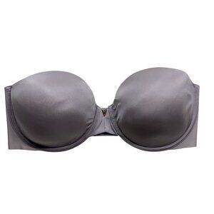 Victorias Secret Strapless Bra Womens 38DD Lightly Lined Underwire